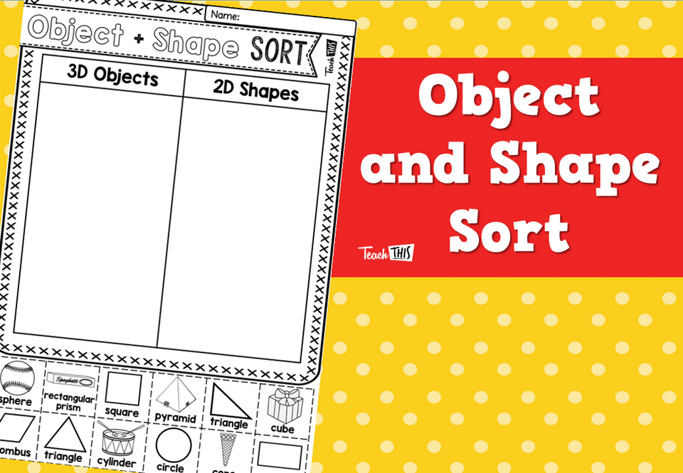 Object and Shape Sort