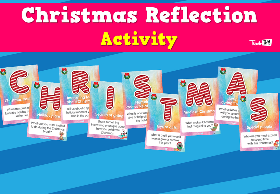 Christmas Reflection Activity