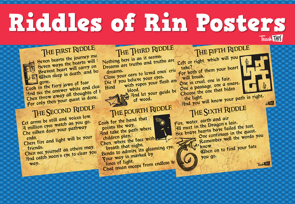 Riddles of Rin Posters