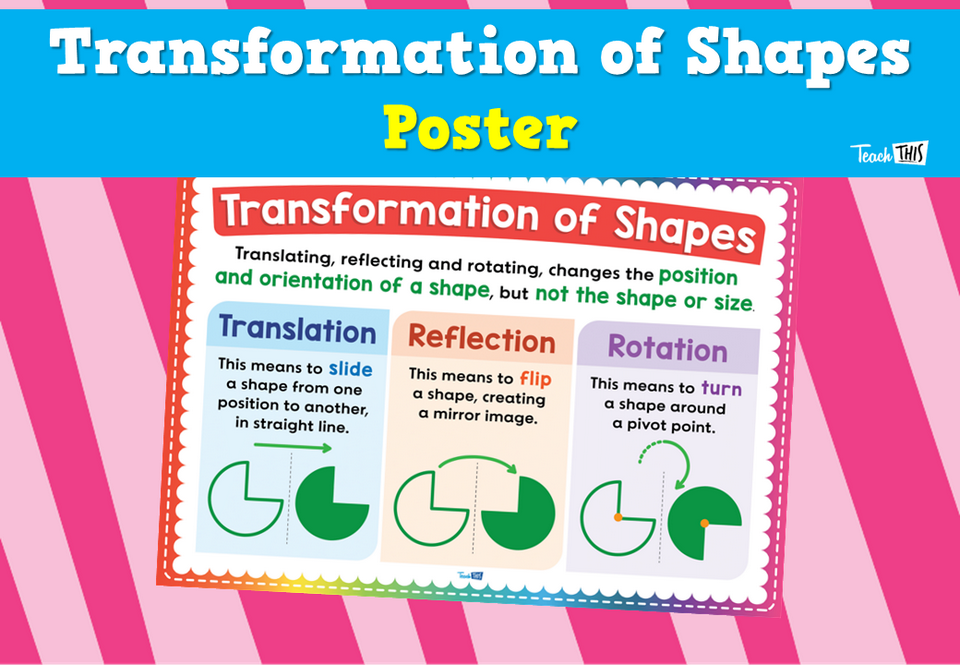 Transformation of Shapes Poster