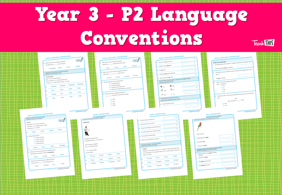 Year 3 - P2 Language Conventions