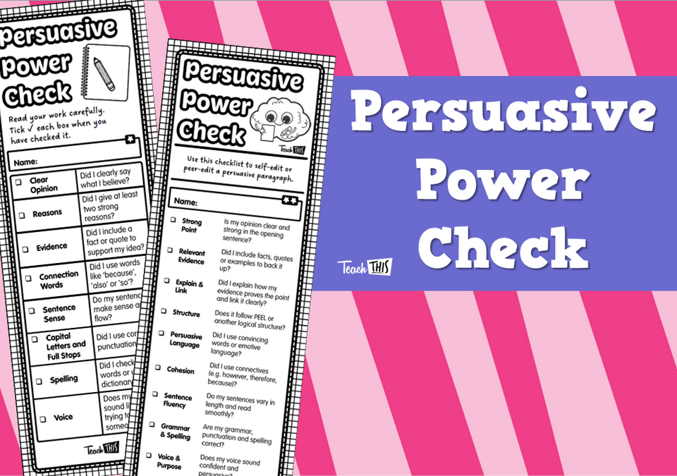 Persuasive Power Check