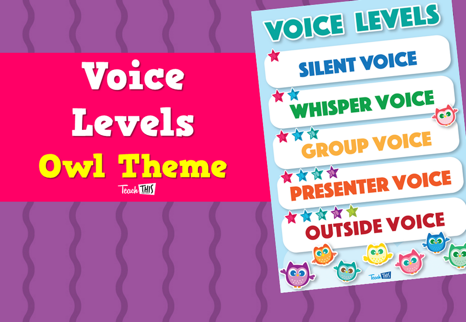 Voice Levels - Owl Theme