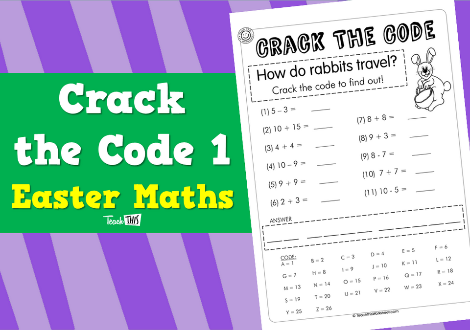 Crack The Code 1 - Easter Maths
