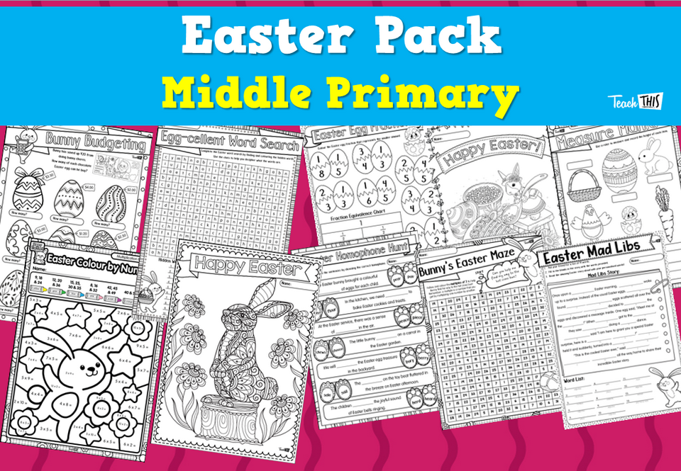 Easter Pack - Middle Primary