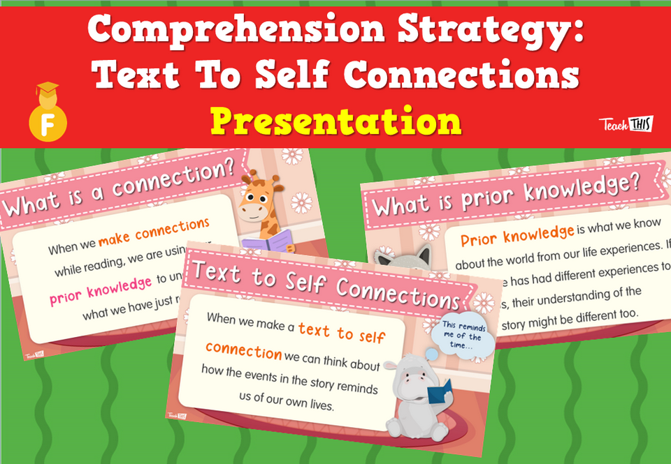 Comprehension Strategy: Text To Self Connections - Presentation