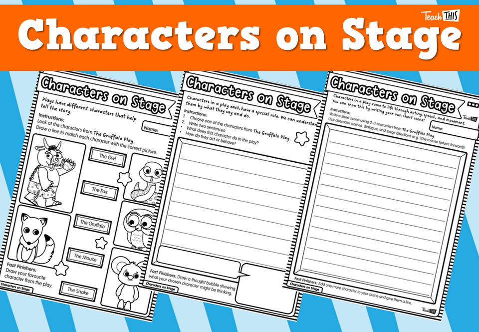 Characters on Stage