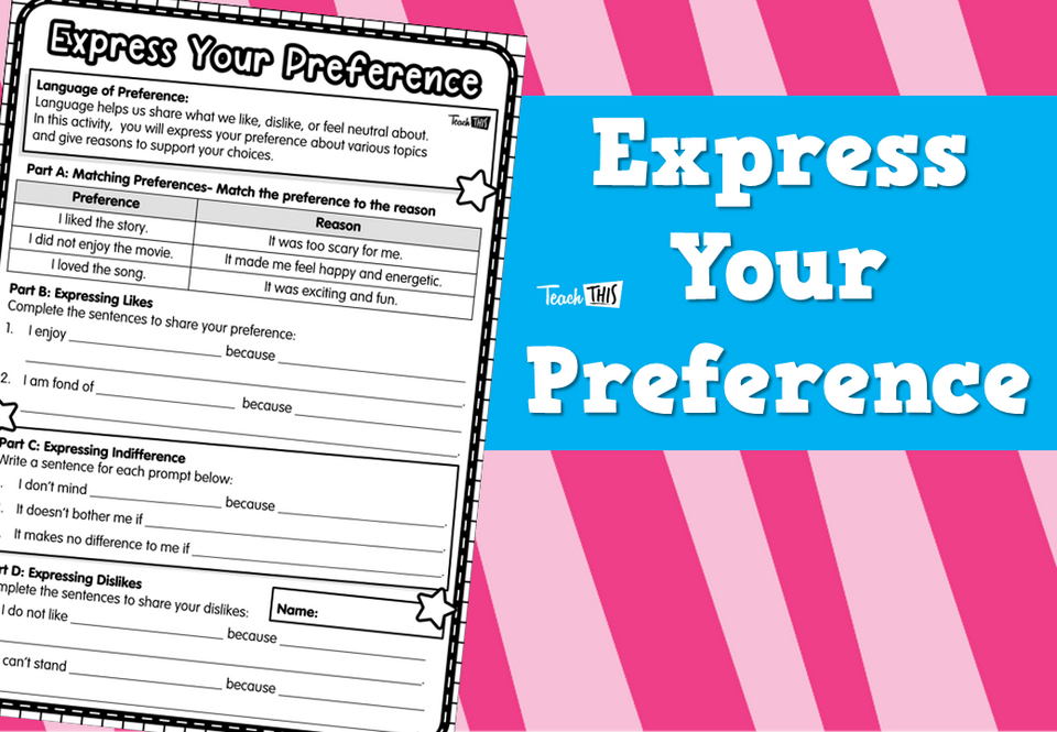 Express Your Preference