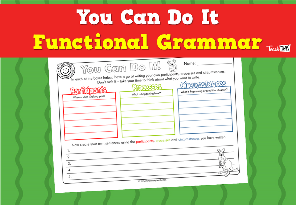 You Can Do It - Functional Grammar