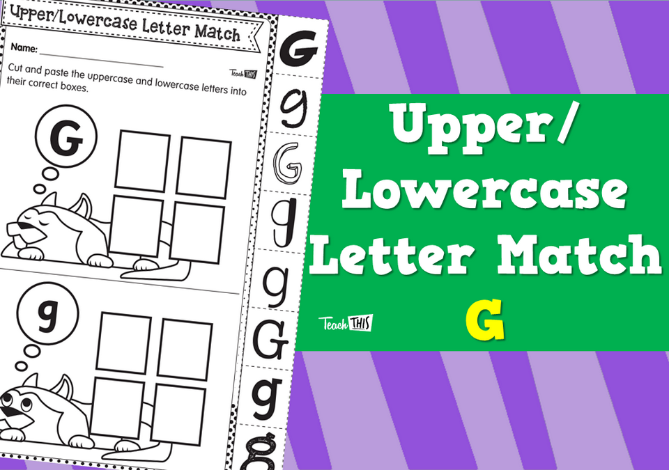 Upper/Lowercase Letter Match G