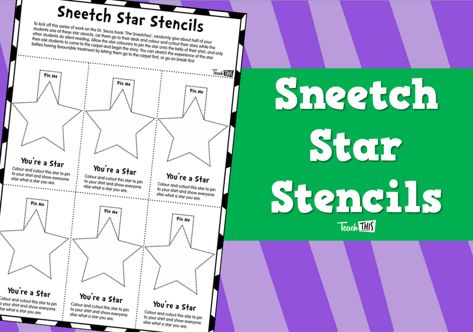 Sneetch Star Stencils