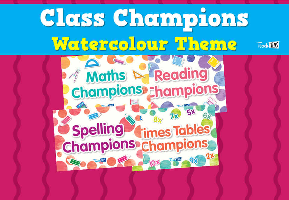 Class Champions - Watercolour Theme