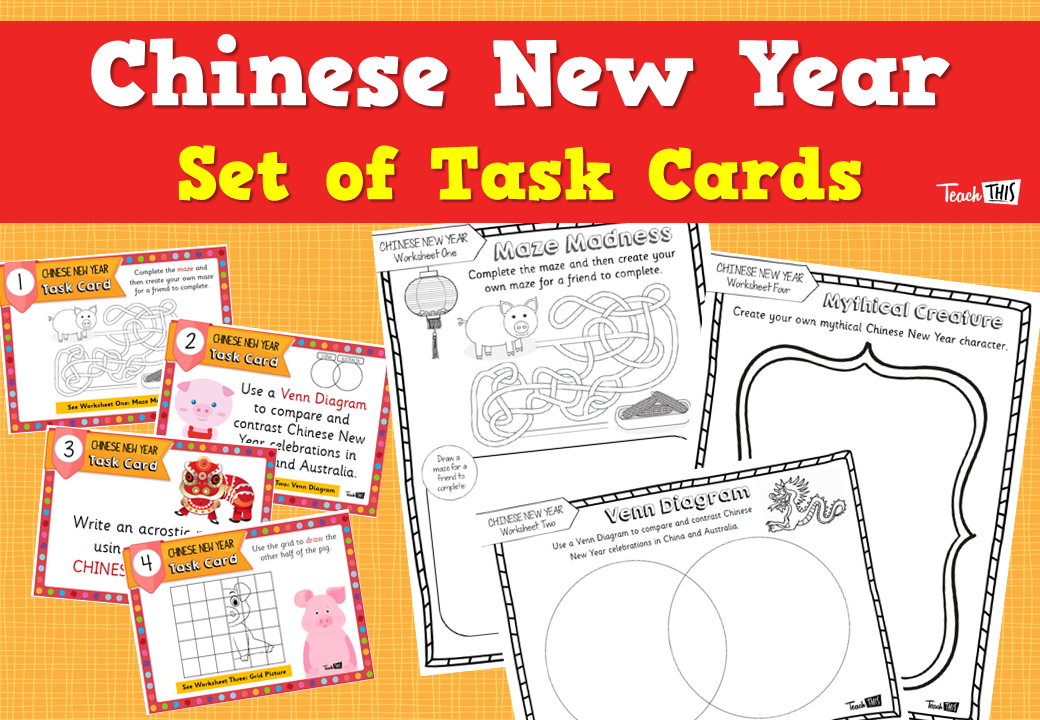 Chinese New Year - Set of Task Cards