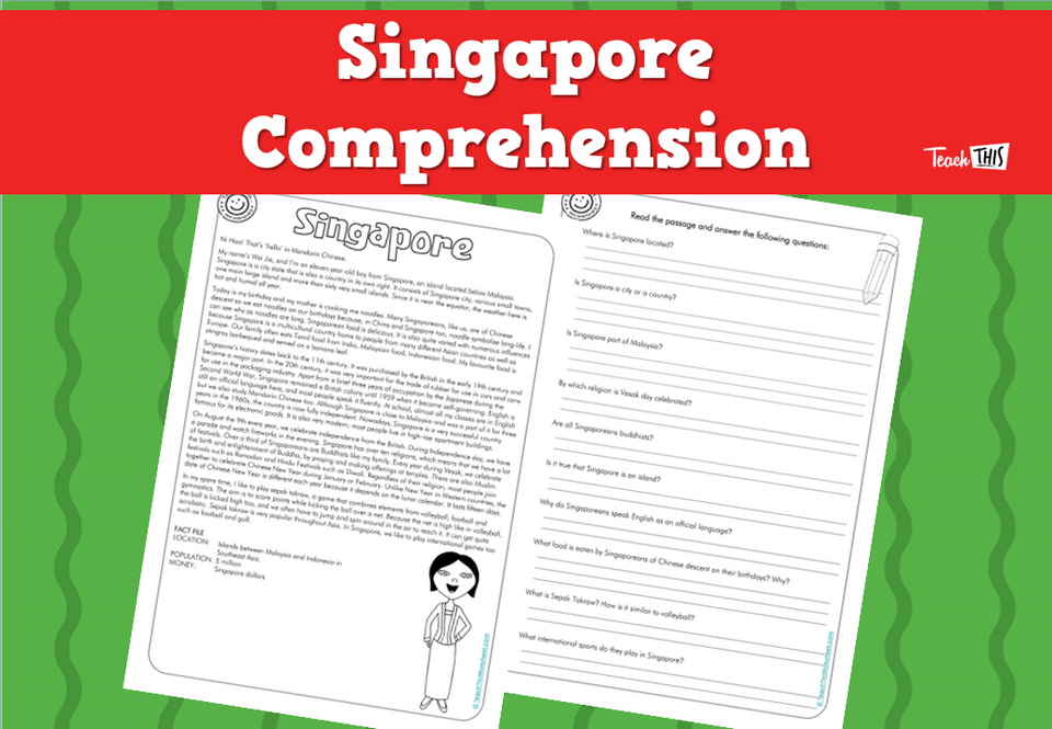 Singapore Comprehension