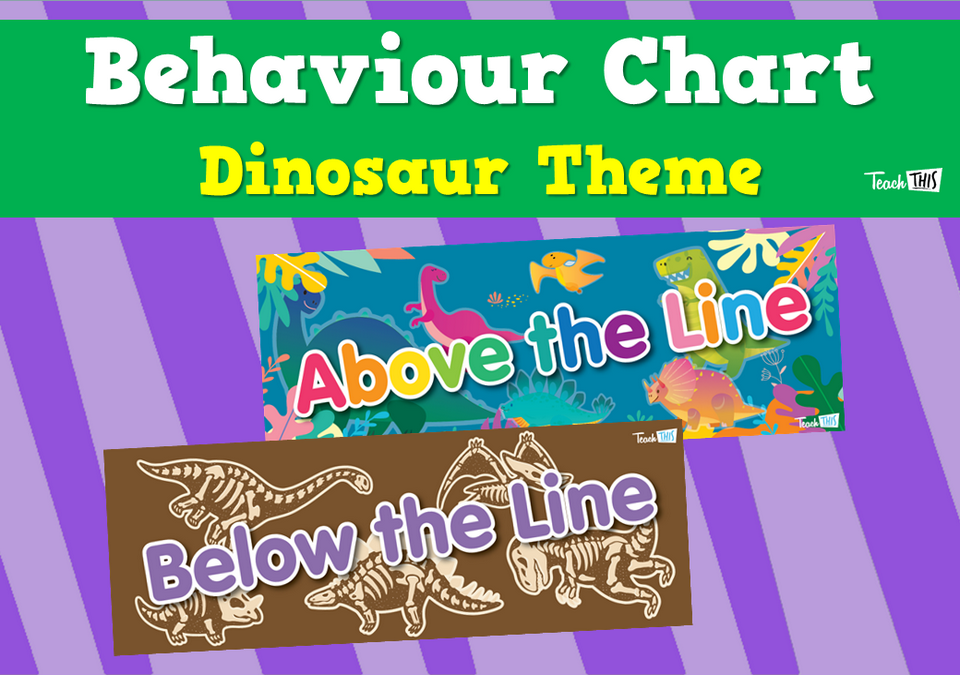 Behaviour Chart - Dinosaur Theme