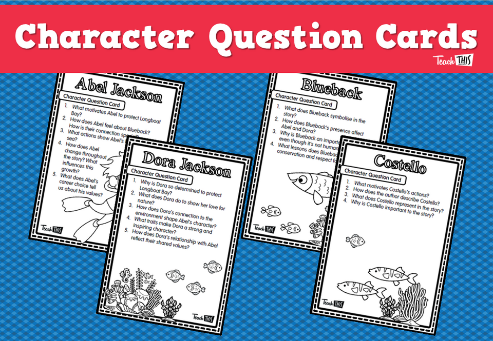 Character Question Cards