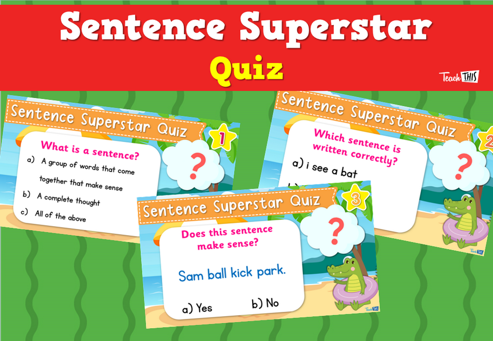 Sentence Superstar Quiz
