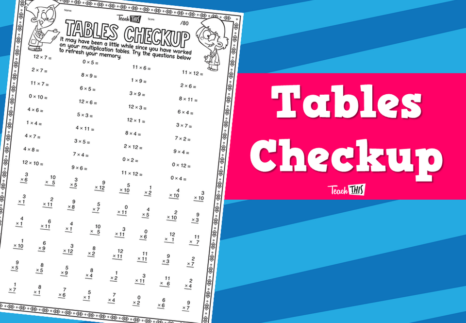 Tables Checkup