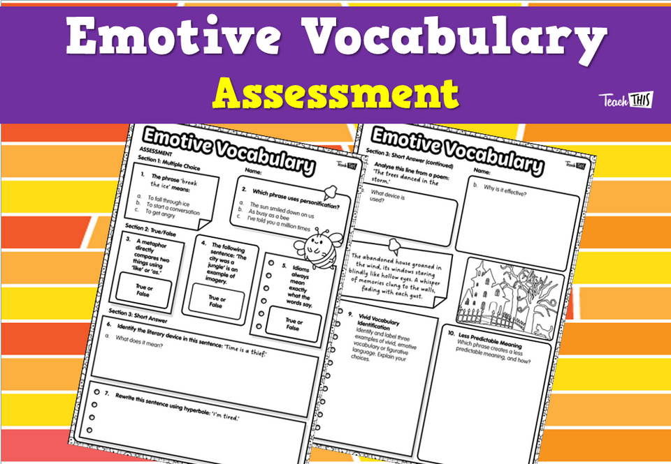 Emotive Vocabulary Assessment