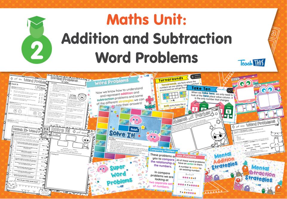 Maths Unit: Addition and Subtraction Word Problems