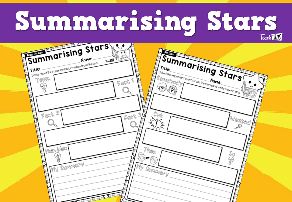Summarising Stars