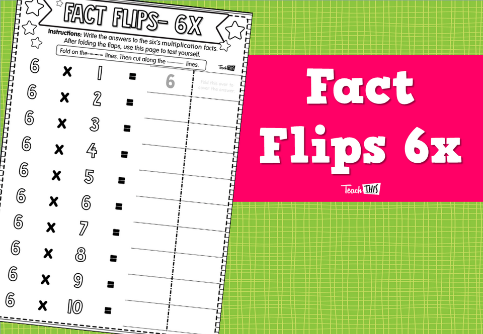 Fact Flips 6x