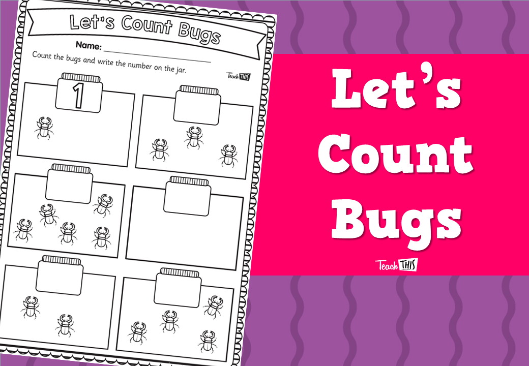 Let's Count Bugs - Numbers 0 - 5