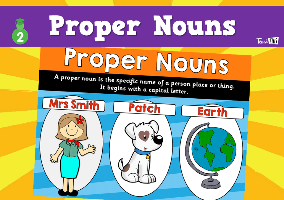 Proper Nouns Poster