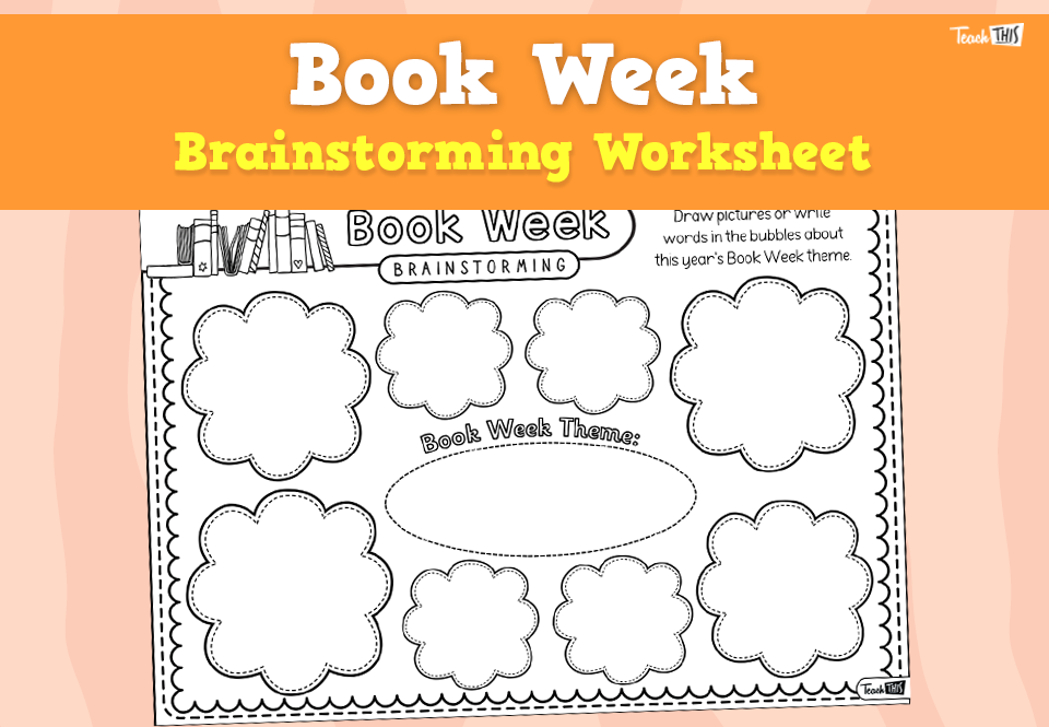 Book Week - Brainstorming Worksheet
