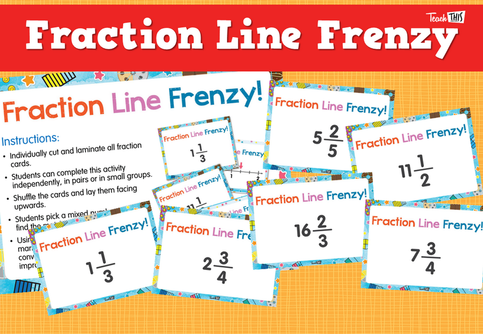 Fraction Line Frenzy