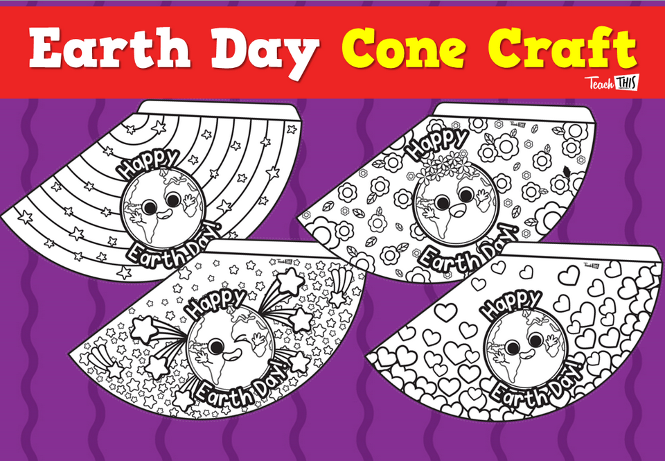 Earth Day Cone Craft