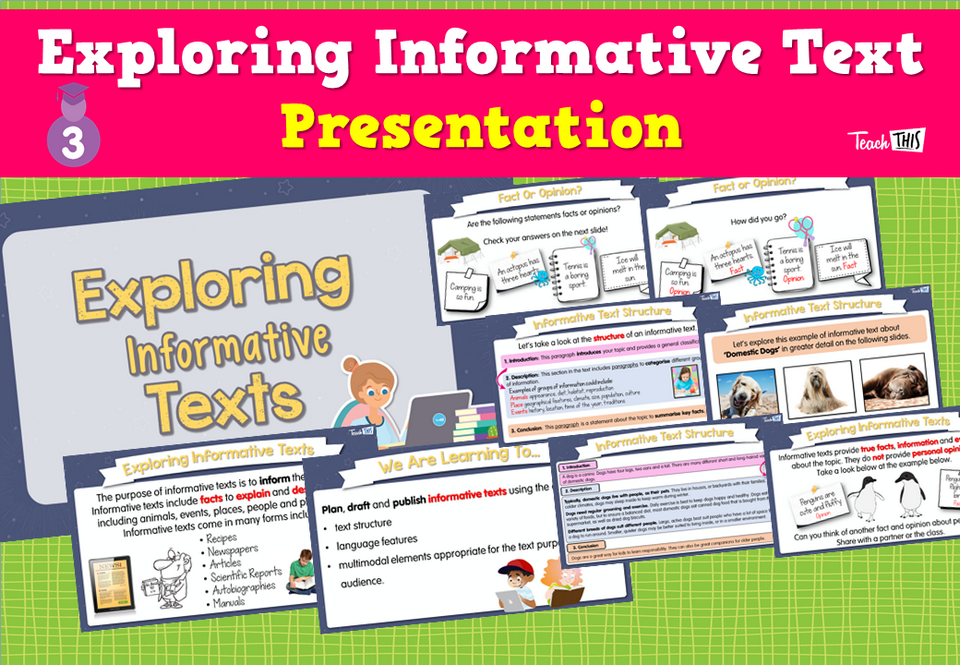 Exploring Informative Text - Presentation