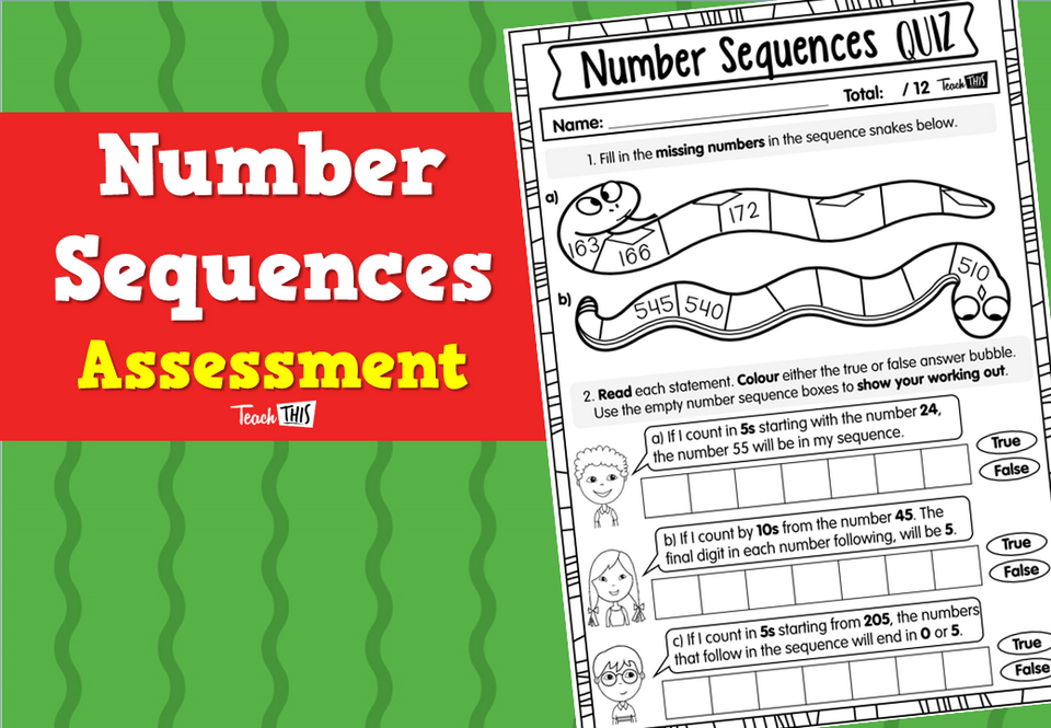 Number Sequences Assessment
