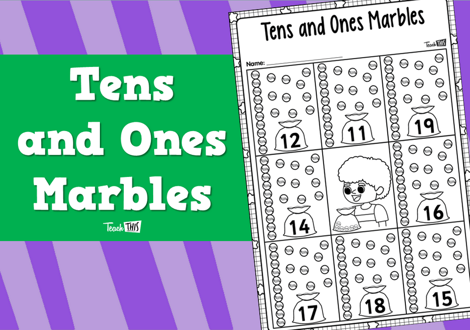 Tens and Ones Marbles