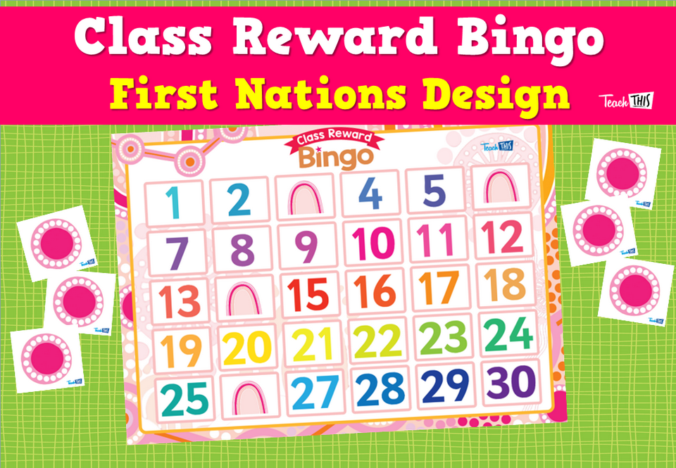 Class Reward Bingo - First Nations Design