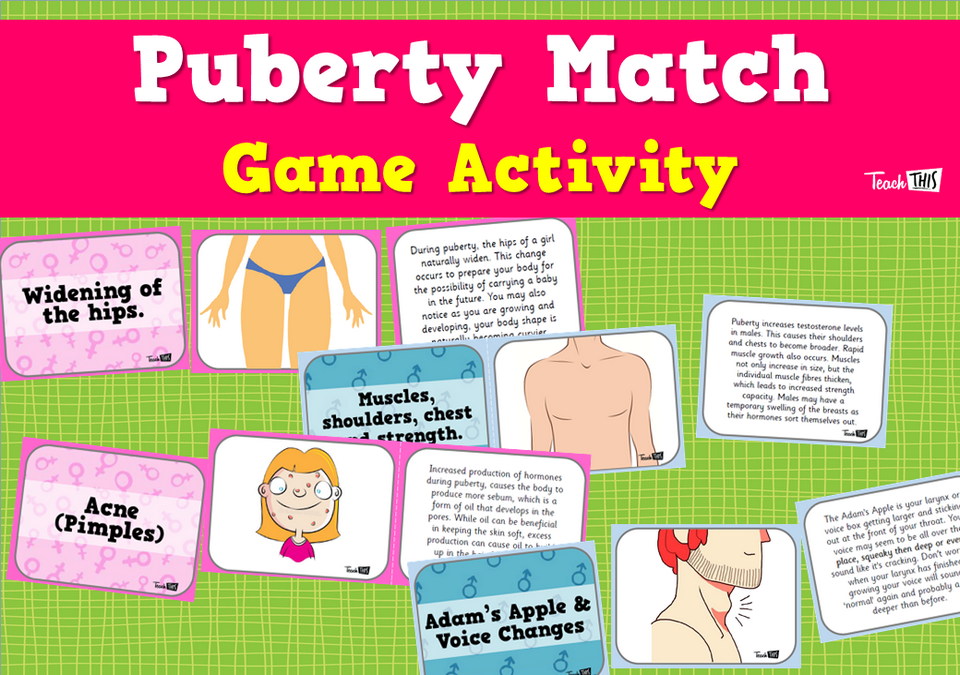 Puberty Match - Game Activity
