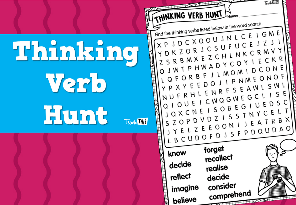 Thinking Verb Hunt