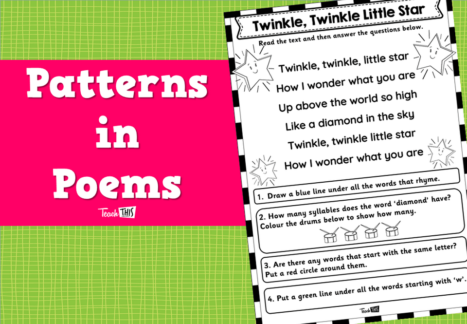 Patterns in Poems