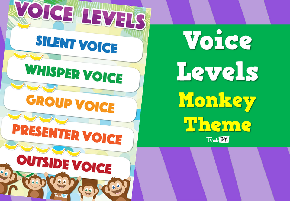 Voice Levels - Monkey Theme