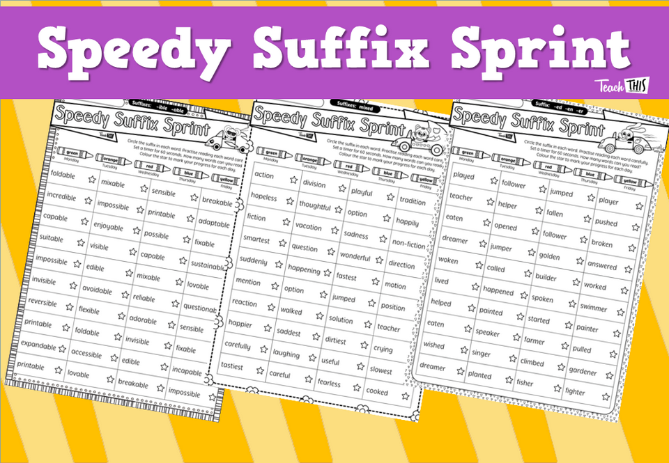 Speedy Suffix Sprint