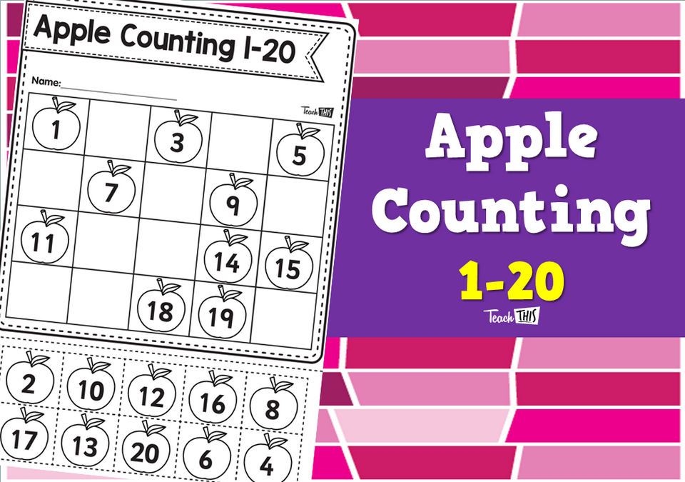 Apple Counting 1-20