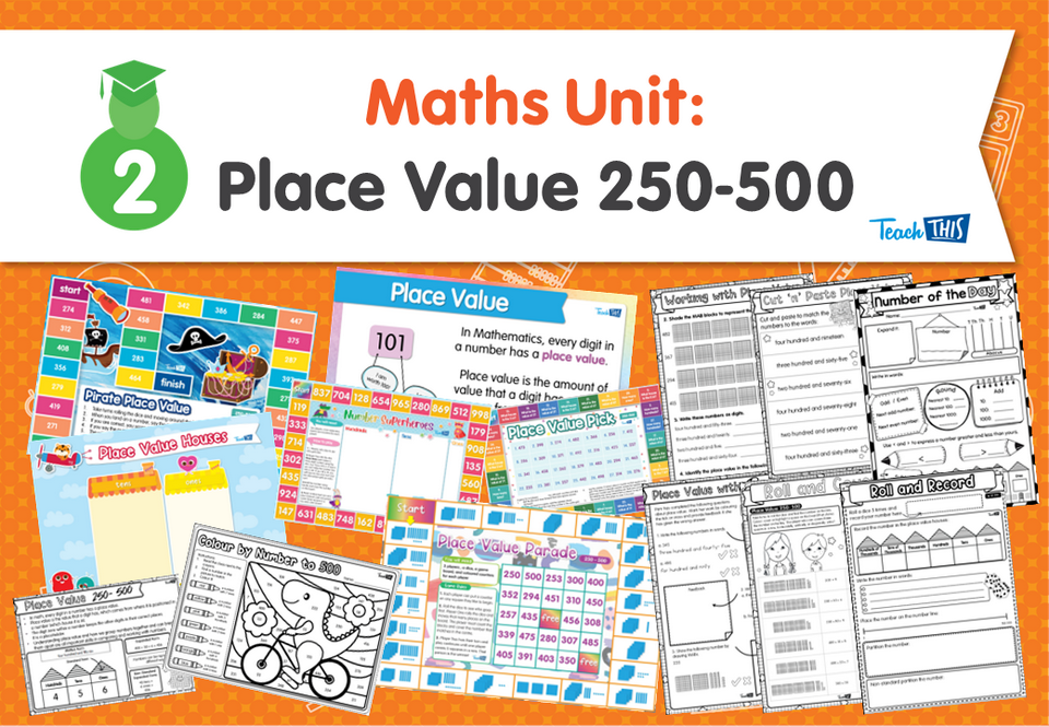 Maths Unit: Place Value 250-500