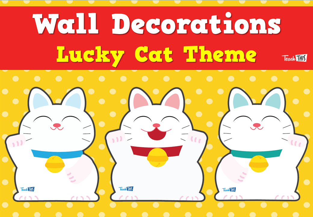 Wall Decorations - Lucky Cat Theme