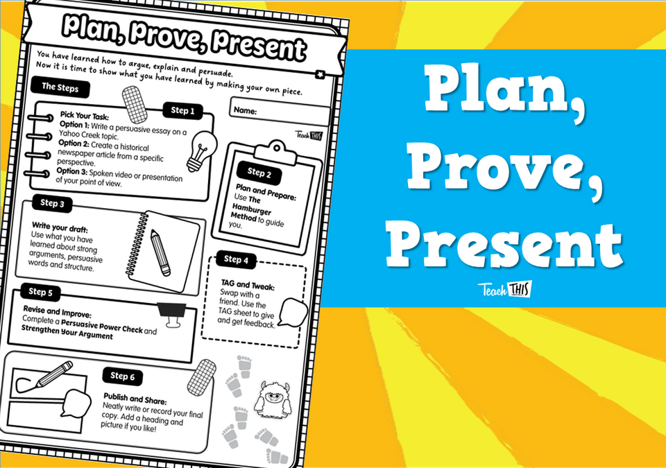 Plan, Prove, Present