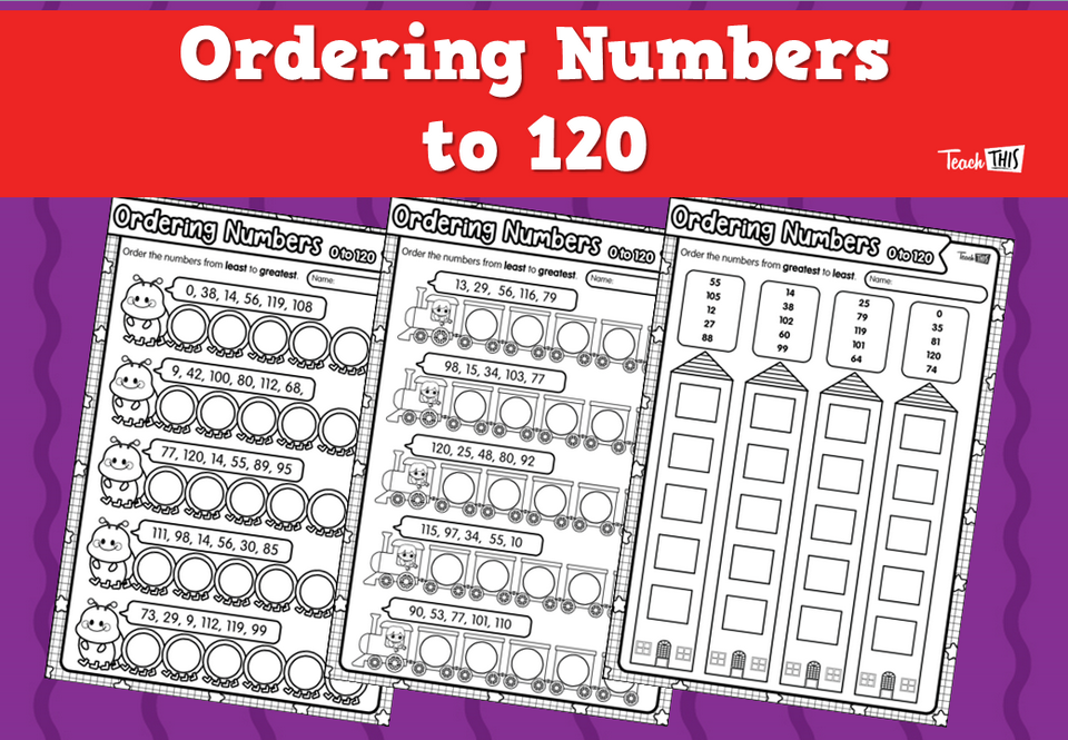 Ordering Numbers to 120