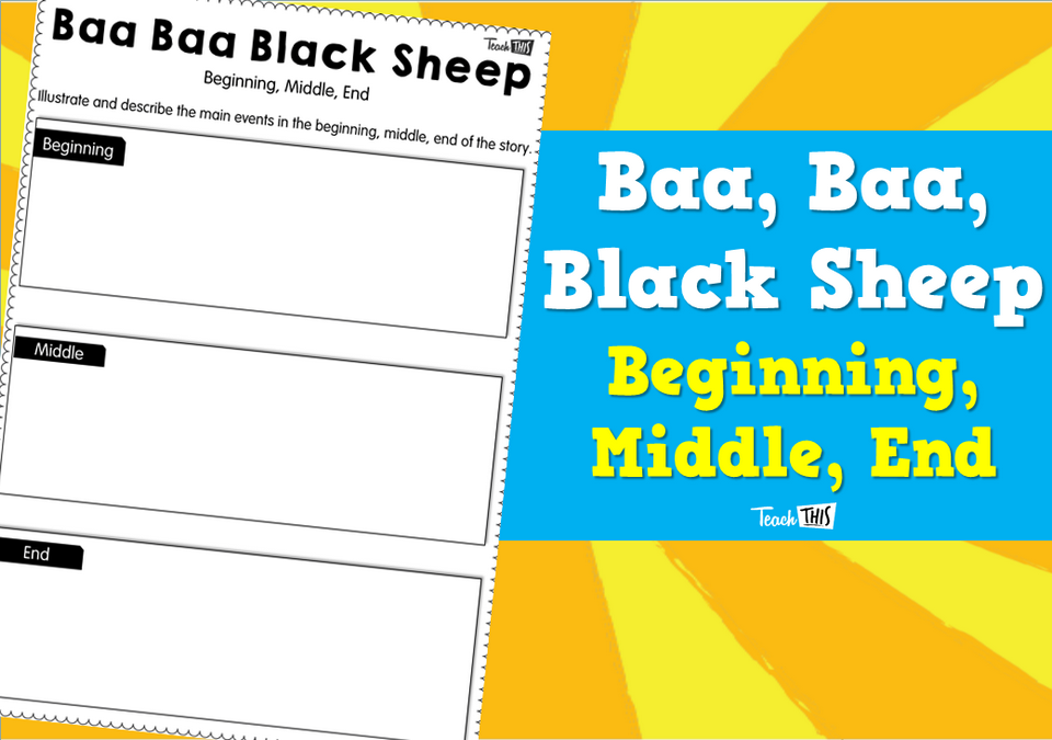 Baa, Baa, Black Sheep - Beginning Middle End