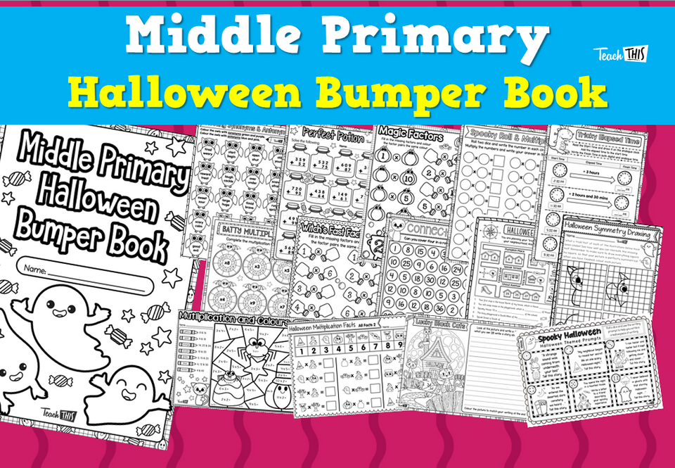 Middle Primary Halloween Bumper Book