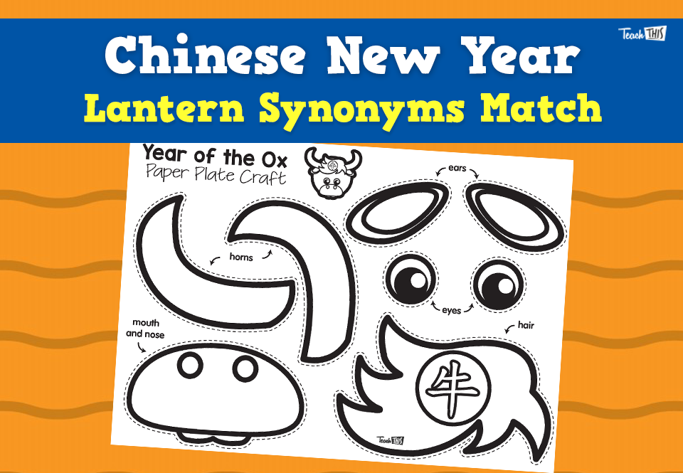 Chinese New Year - Ox Paper Plate Craft