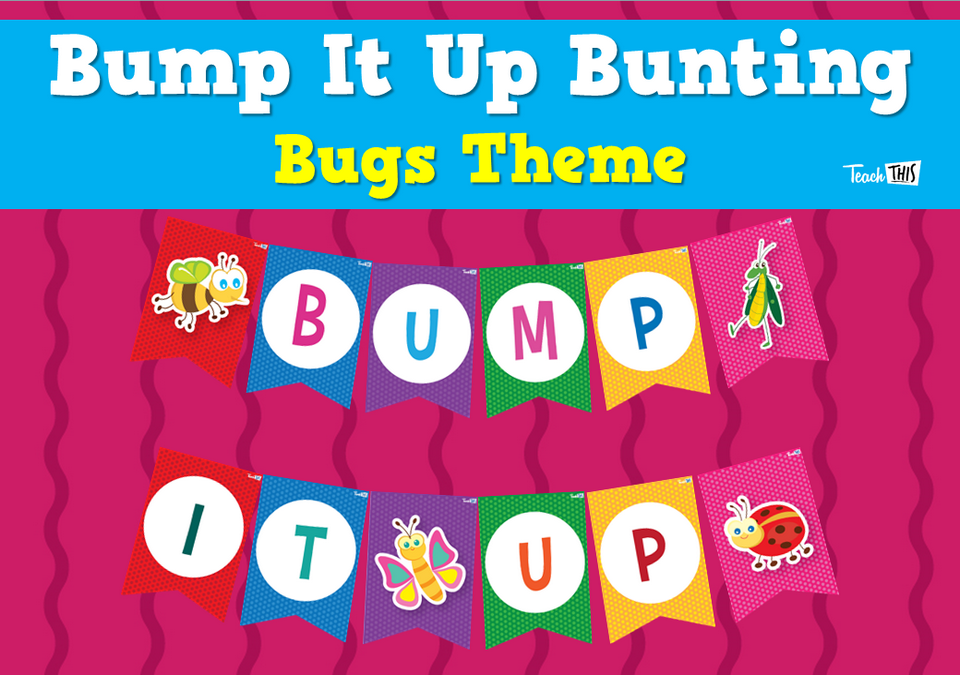 Bump It Up Bunting - Bugs Theme