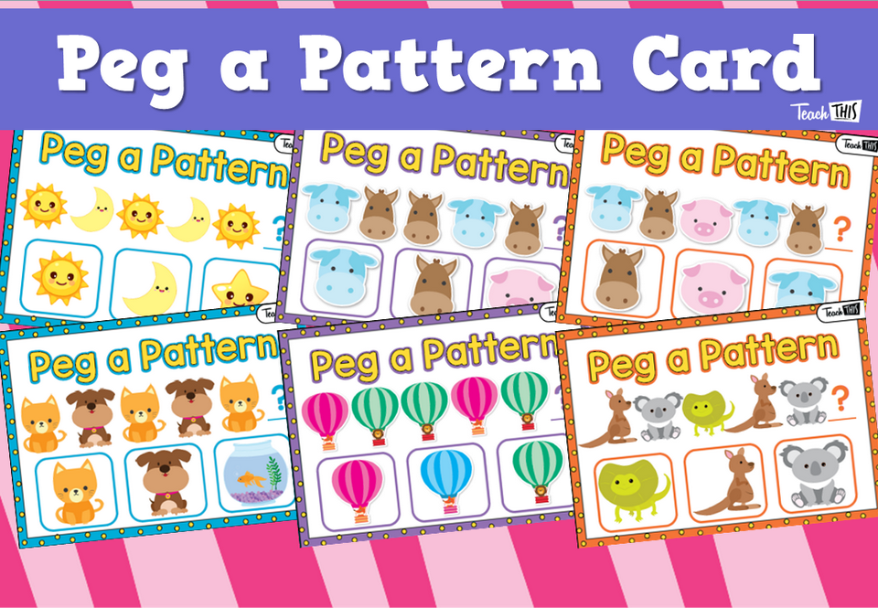Peg a Pattern Card